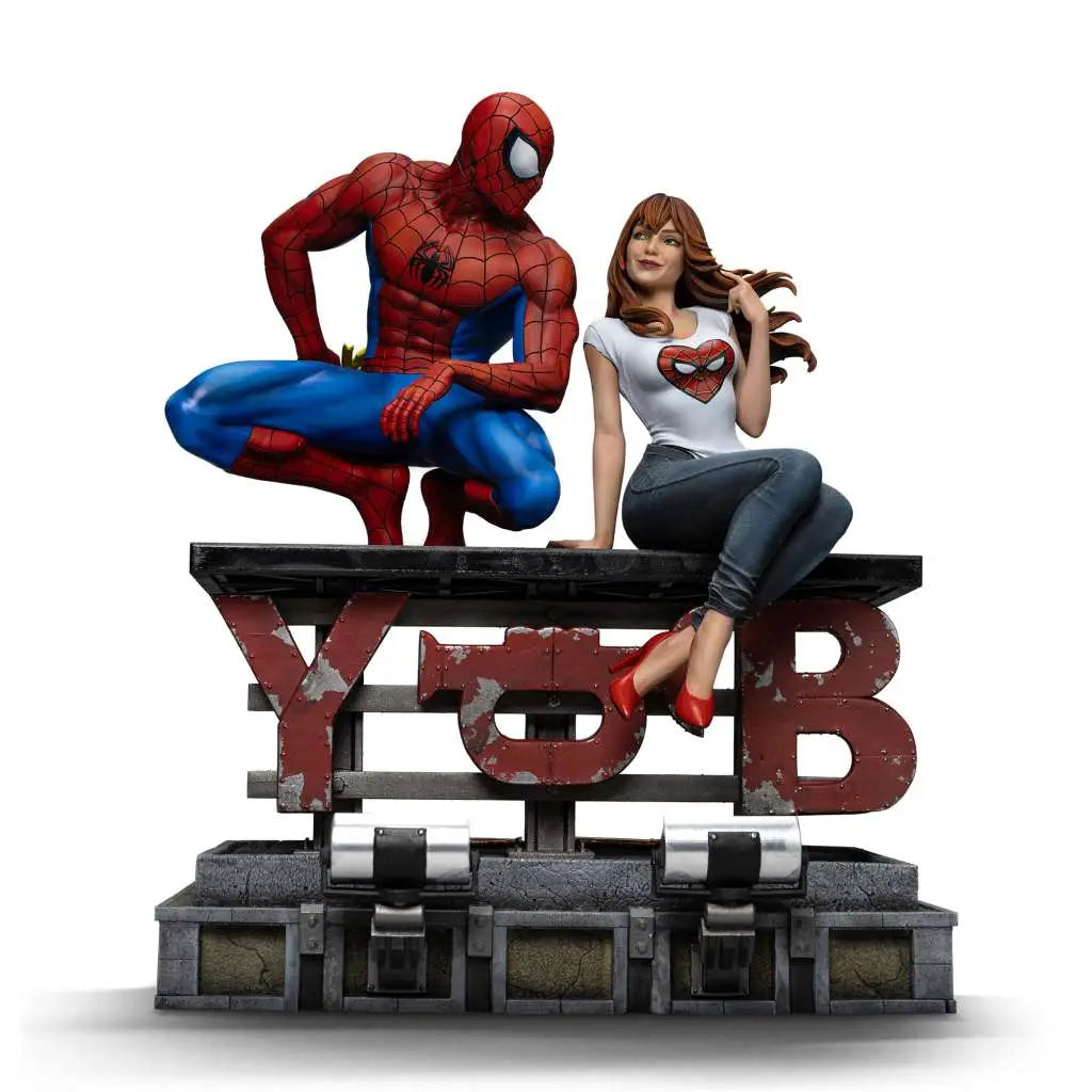IRON STUDIOS SPIDER-MAN MJ SCALE DIORAMA 1/6 STATUA 25 cm