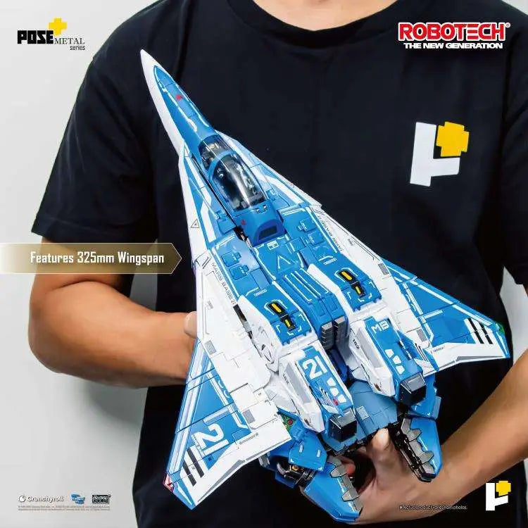 ROBOTECH THE NEW GENERATION POSE+ METAL SERIES VAF-6C COMBAT ALPHA FIGHTER 1/28 SCALE ACTION FIGURE