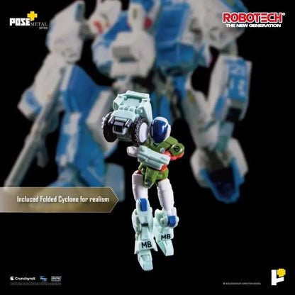 ROBOTECH THE NEW GENERATION POSE+ METAL SERIES VAF-6C COMBAT ALPHA FIGHTER 1/28 SCALE ACTION FIGURE