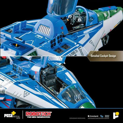 ROBOTECH THE NEW GENERATION POSE+ METAL SERIES VAF-6C COMBAT ALPHA FIGHTER 1/28 SCALE ACTION FIGURE