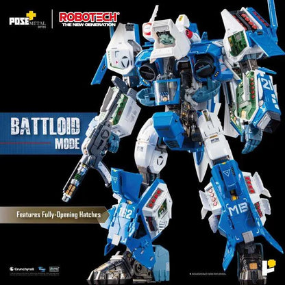 ROBOTECH THE NEW GENERATION POSE+ METAL SERIES VAF-6C COMBAT ALPHA FIGHTER 1/28 SCALE ACTION FIGURE