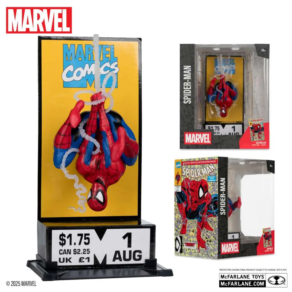 MCFARLANE TOYS 2025 SPIDER-MAN - MARVEL COLLECTION 1:10 WV5 CORNER BOX FIGURA 18 cm