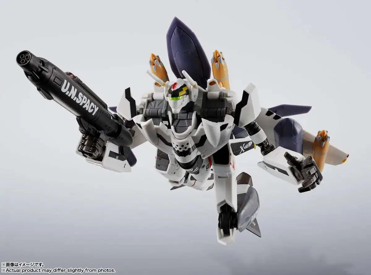 BANDAI MACROSS VF-0S PHOENIX ROY FOCKER USE QF-2200D-B GHOST HI-METAL R ACTION FIGURE 14cm