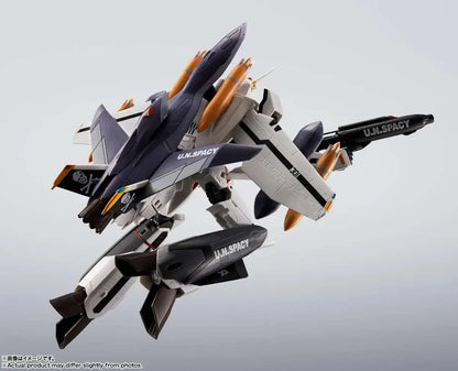 BANDAI MACROSS VF-0S PHOENIX ROY FOCKER USE QF-2200D-B GHOST HI-METAL R ACTION FIGURE 14cm