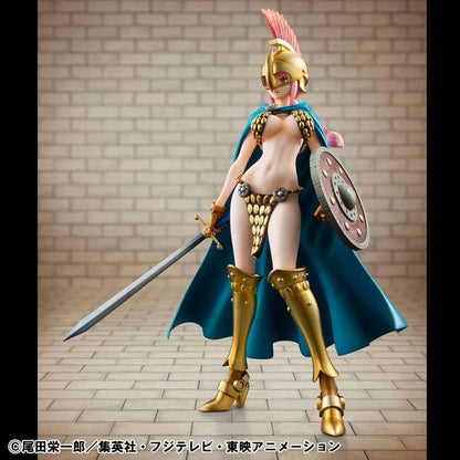 MEGAHOUSE - ONE PIECE GLADIATOR REBECCA POP SAILING AGAIN LIMITED VER RERUN STATUA 22 cm