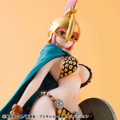 MEGAHOUSE - ONE PIECE GLADIATOR REBECCA POP SAILING AGAIN LIMITED VER RERUN STATUA 22 cm
