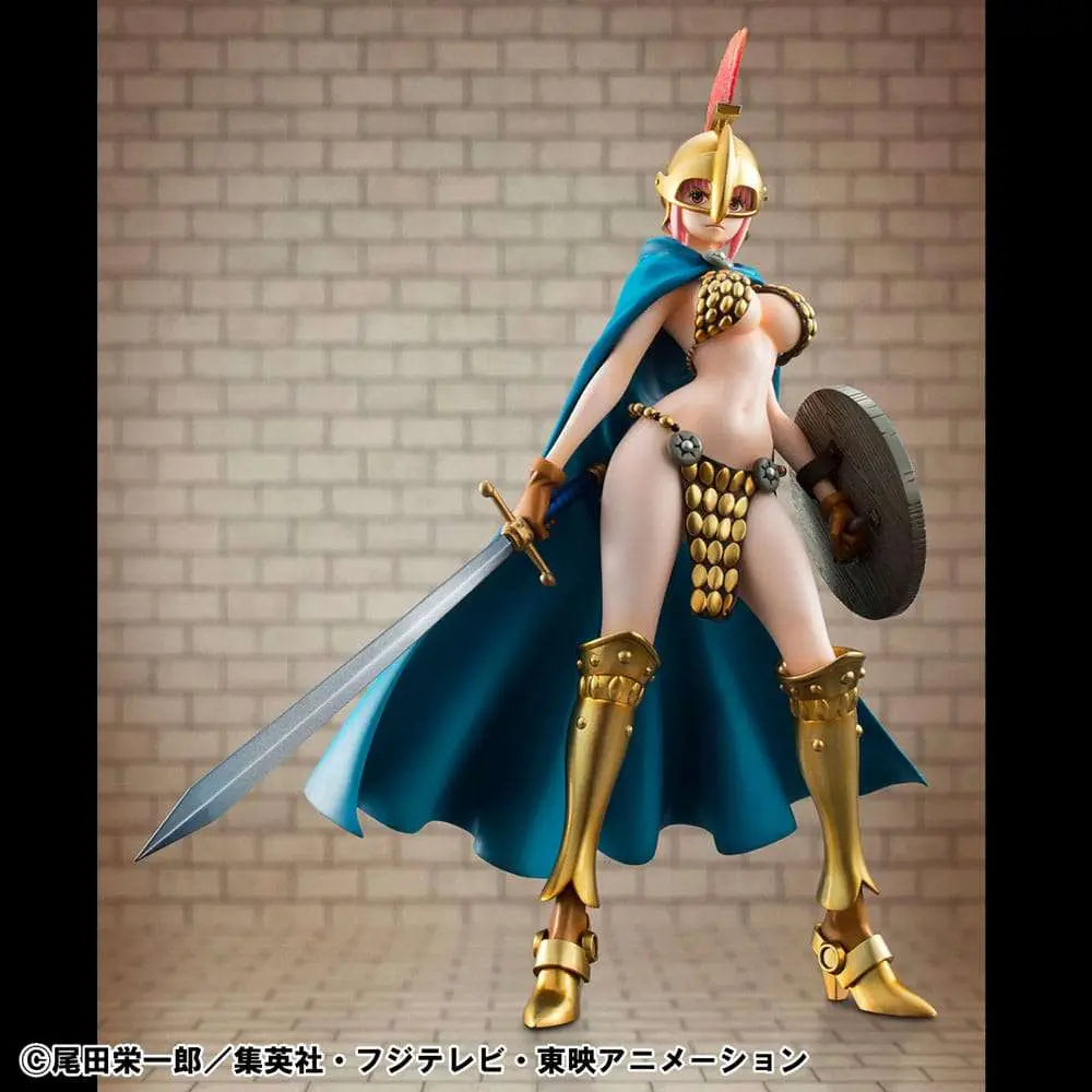 MEGAHOUSE - ONE PIECE GLADIATOR REBECCA POP SAILING AGAIN LIMITED VER RERUN STATUA 22 cm