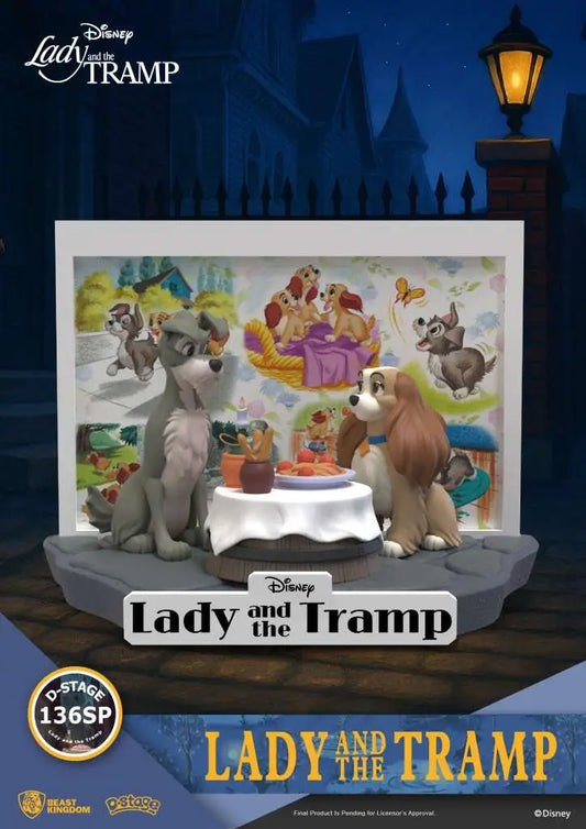 BEAST KINGDOM LADY TRAMP D-STAGE MINI FIGURA 15.9 cm