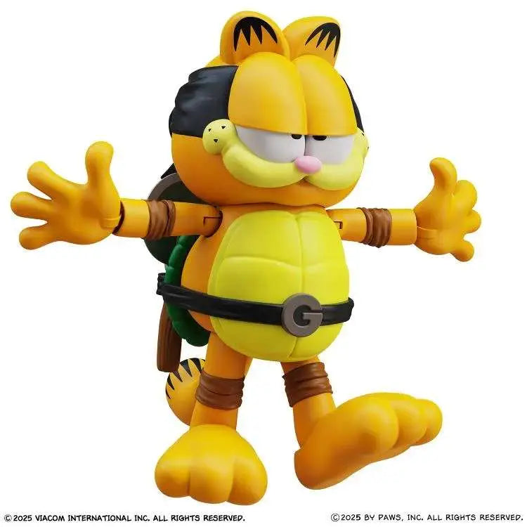 BOSS FIGHT STUDIO GARFIELD X TMNT GARFELLO SIDEKICK ODIE AF 2 -PACK ACTION FIGURE 10 cm