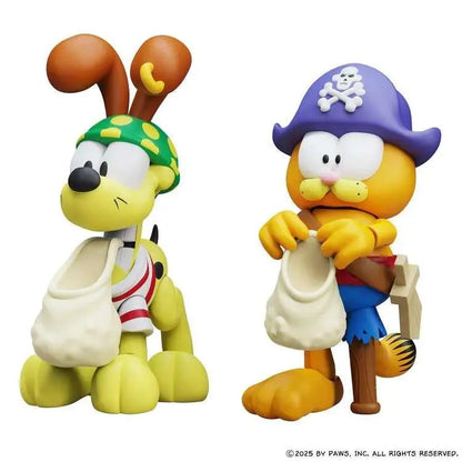 BOSS FIGHT STUDIO GARFIELD HALLOWEEN ADVENTURE PIRATE GARFIELD + PIRATE ODIE AF 2PK ACTION FIGURE 10 cm