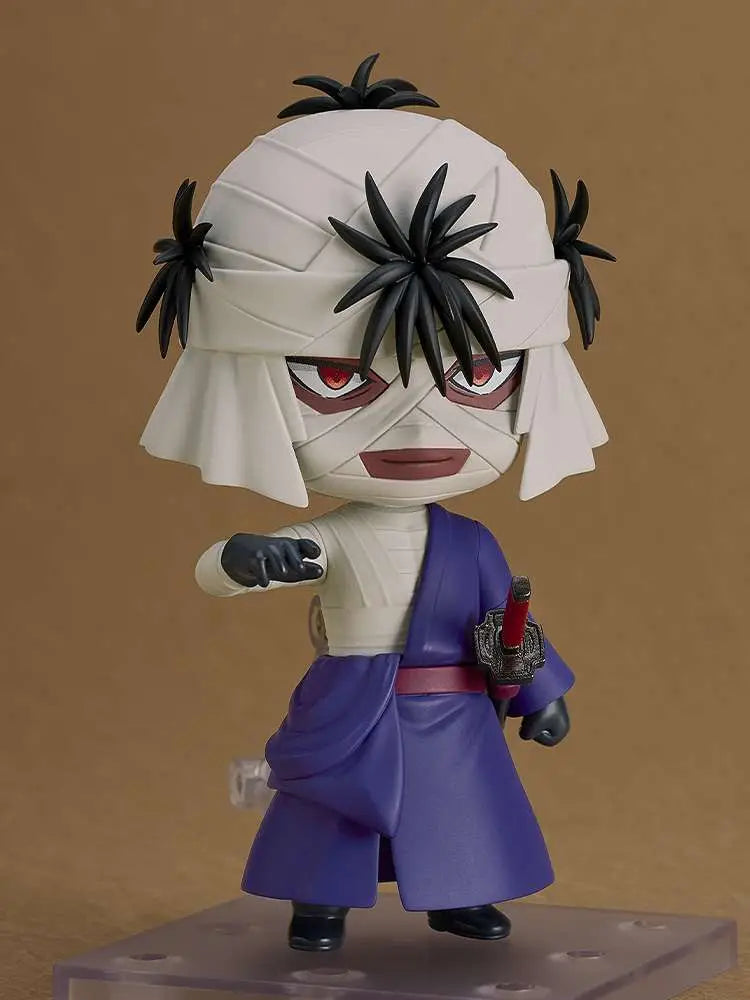 GOOD SMILE COMPANY NENDOROID RUROUNI KENSHIN MAKOTO SHISHIO MINI FIGURA 10 cm