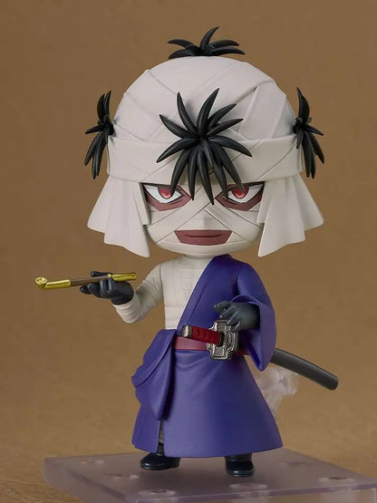 GOOD SMILE COMPANY NENDOROID RUROUNI KENSHIN MAKOTO SHISHIO MINI FIGURA 10 cm