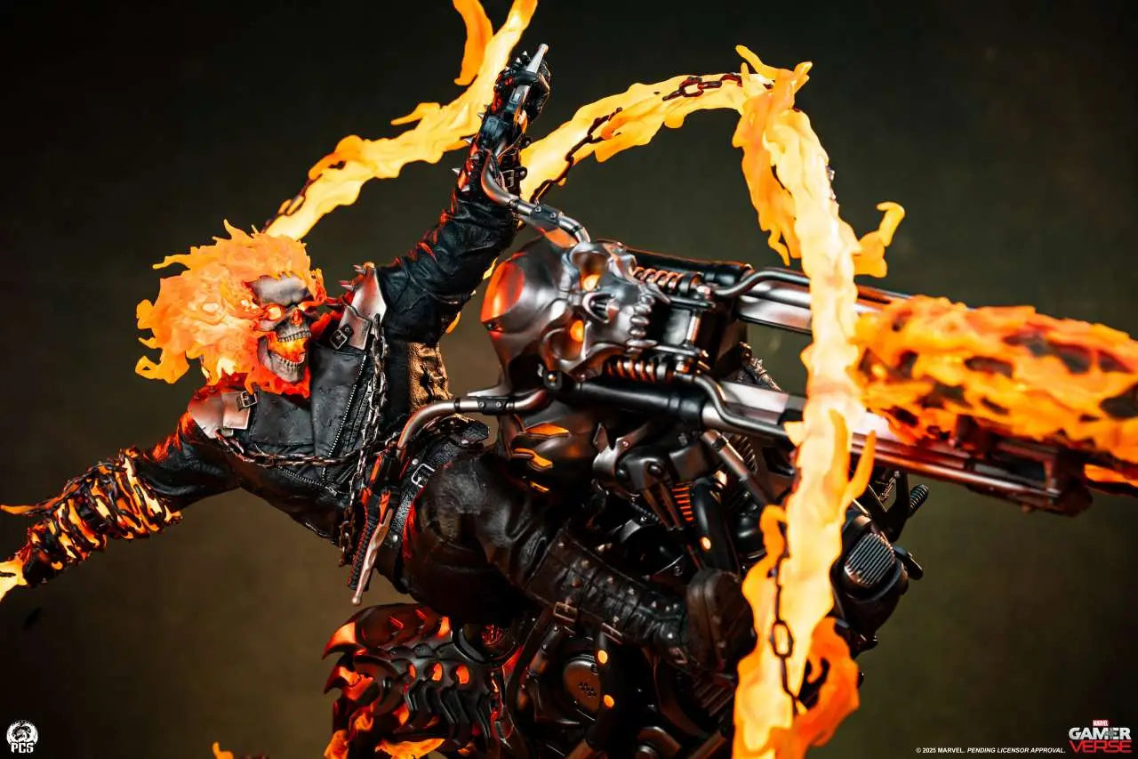 PCS GHOST RIDER 1/3 STATUA 90cm x 100cm x 50cm
