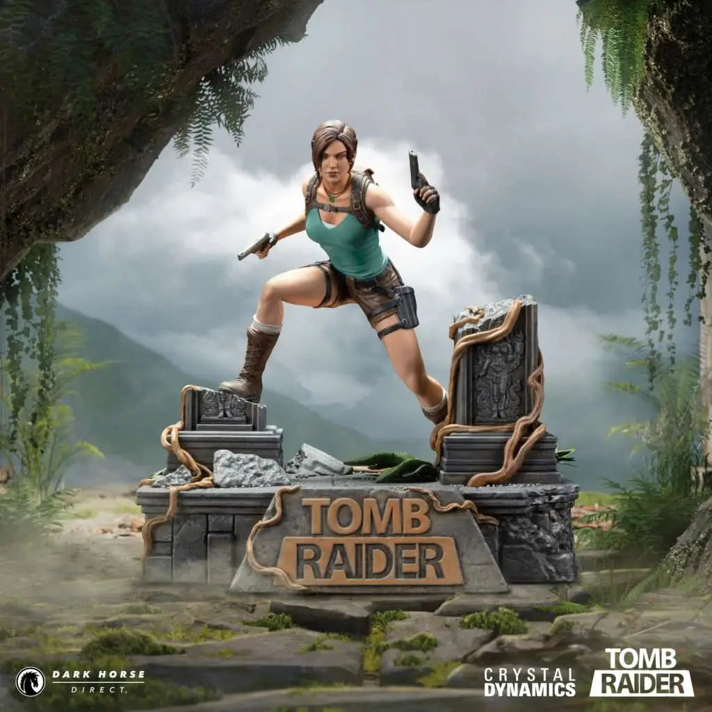 DARK HORSE TOYS - TOMB RAIDER TOMB RAIDER LARA CROFT 24CM PVC STATUA 23 cm