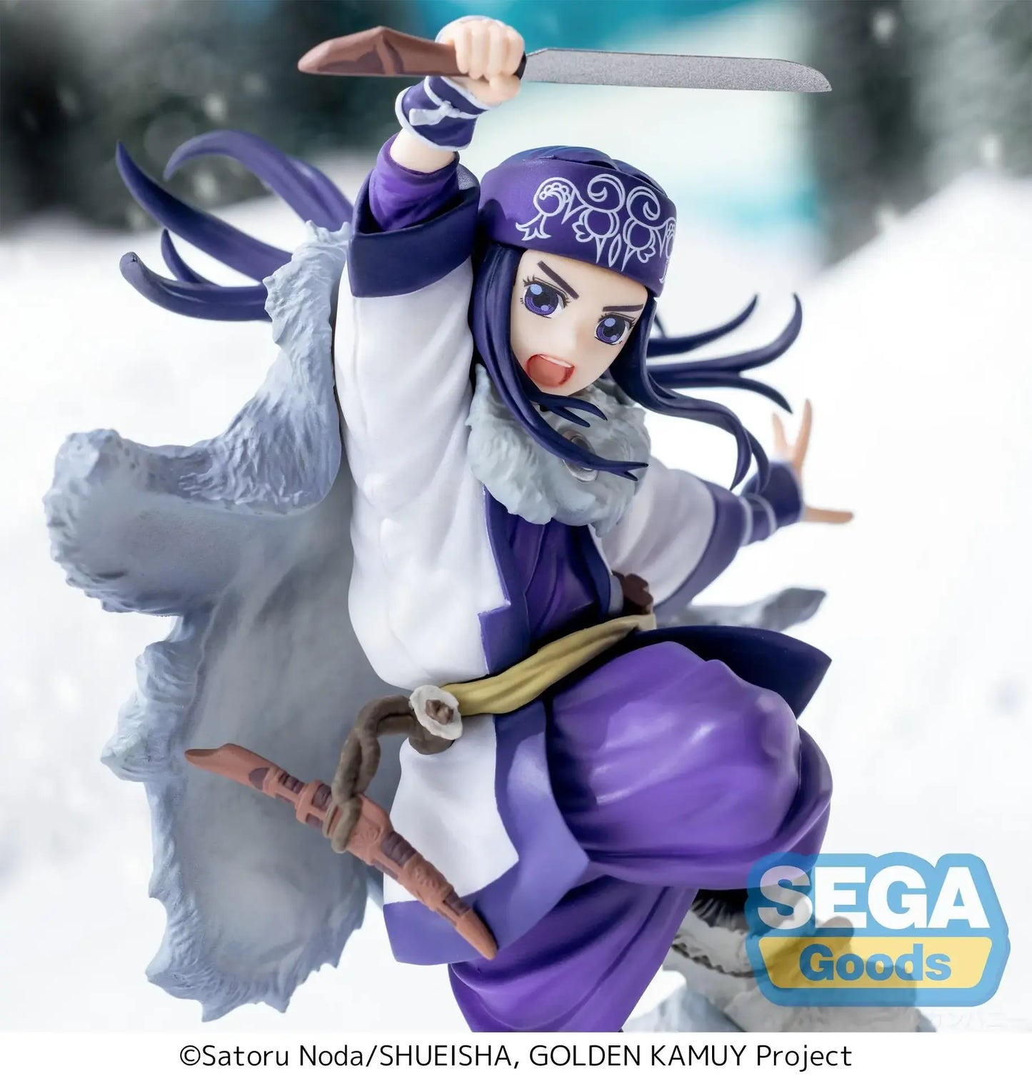SEGA GOLDEN KAMUY ASIRPA XROSS LINK FIGURA 11 cm