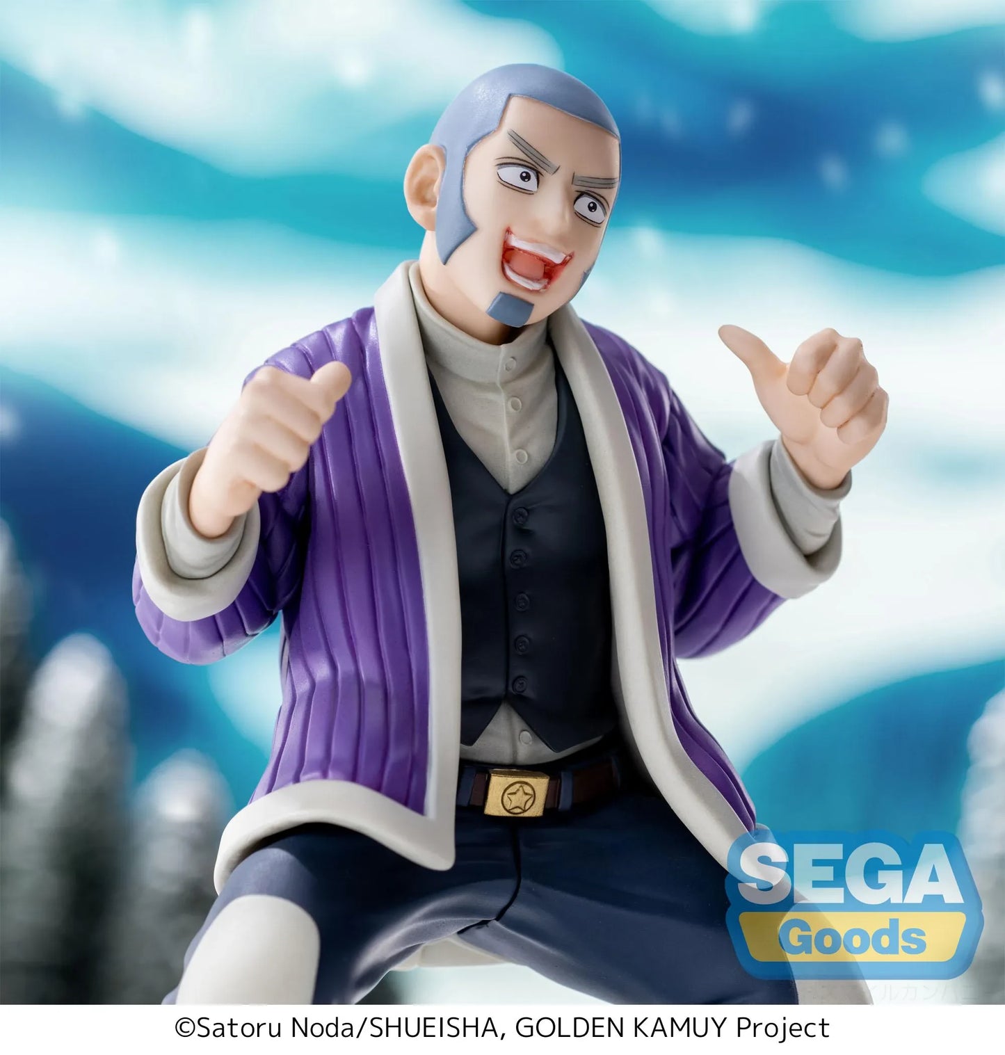 SEGA GOLDEN KAMUY YOSHITAKE SHIRAISHI XROSS LINK FIGURA 14 cm