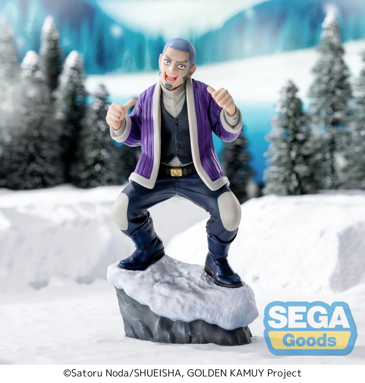 SEGA GOLDEN KAMUY YOSHITAKE SHIRAISHI XROSS LINK FIGURA 14 cm