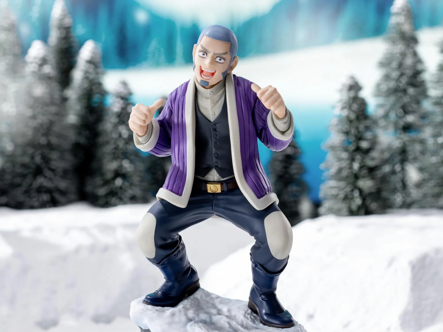SEGA GOLDEN KAMUY YOSHITAKE SHIRAISHI XROSS LINK FIGURA 14 cm