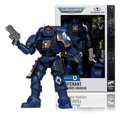 MCFARLANE TOYS 25 - WARHAMMER WARHAMMER 40000 WAVE 11 LIEUTENANT PHOBOS ARMOR SPACE MARINE AF ACTION FIGURE 17 cm