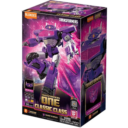BLOKEES SHOCKWAVE - TRANSFORMERS MOVIE 8 CLASSIC CLASS 18 MODEL KIT 11.5 cm