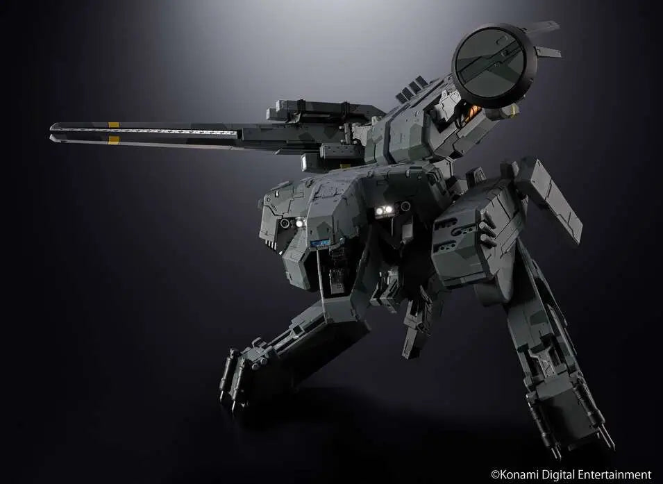 BANDAI - METAL GEAR SOLID METAL GEAR SOLID METAL GEAR REX CHOGOKIN ACTION FIGURE 18 cm