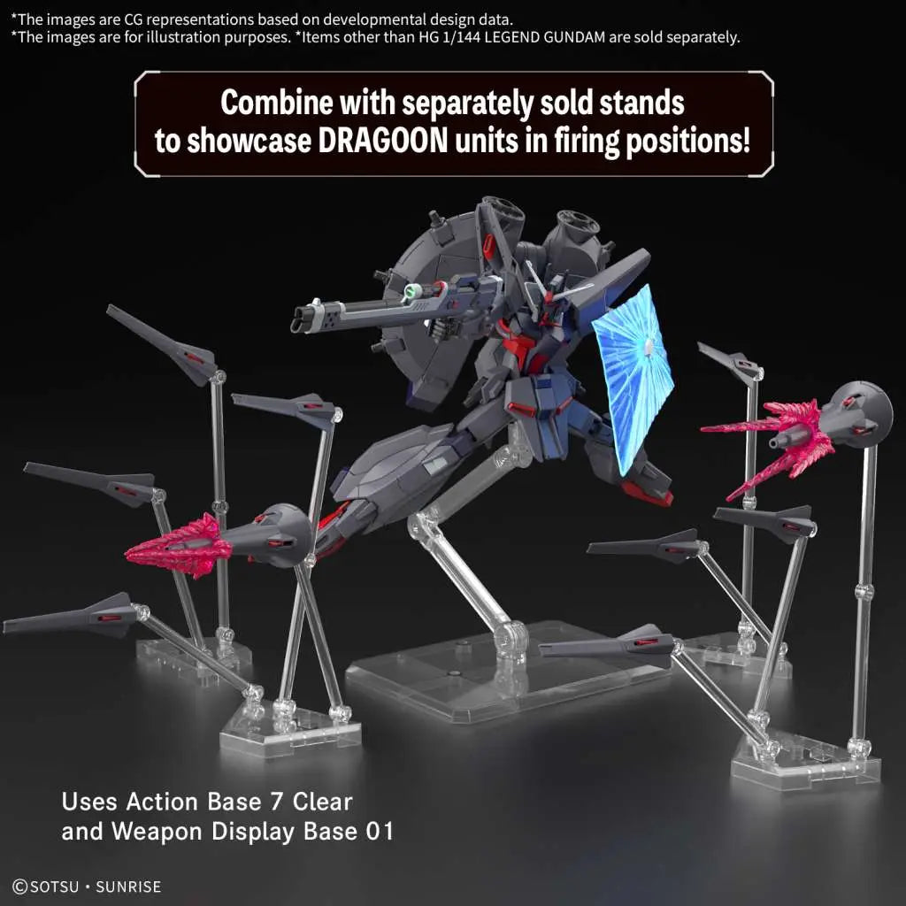 BANDAI - GUNDAM HG LEGEND 1/144 MODEL KIT 13 cm