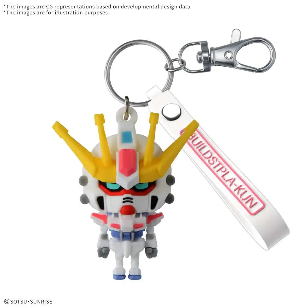 BANDAI BUILD STPLA-KUN 3D RUBBER MASCOT KEYCHAIN MODEL KIT 5 cm