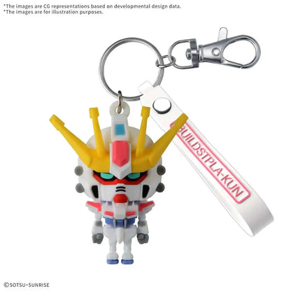 BANDAI BUILD STPLA-KUN 3D RUBBER MASCOT KEYCHAIN MODEL KIT 5 cm