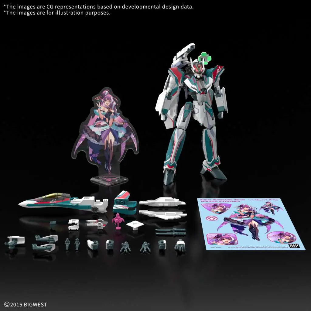 BANDAI HG VF-31S SIEGFRIED ARAD MOLDERS USE DLX SET 1/100 MODEL KIT 12 cm
