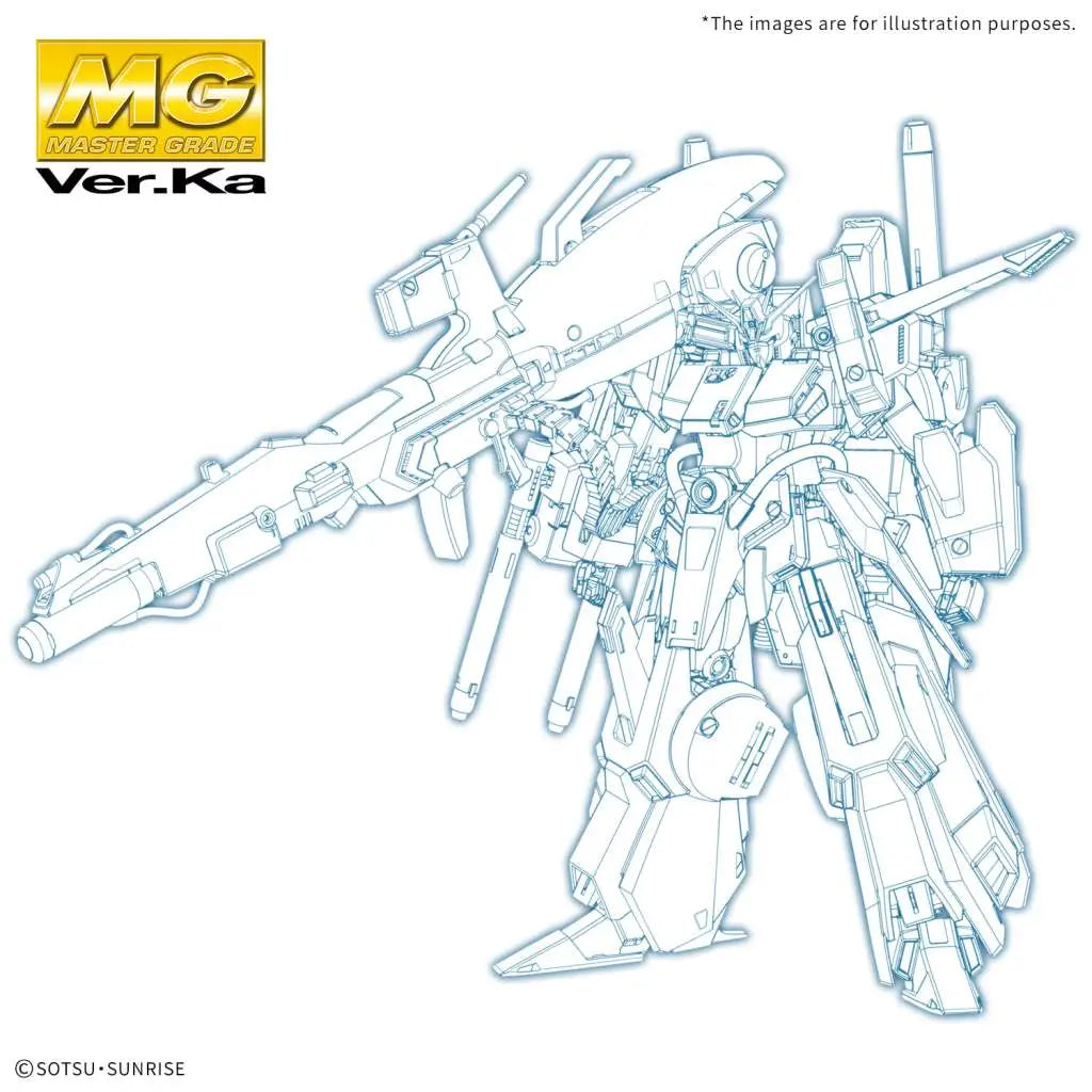BANDAI - GUNDAM MG ZZ FULL ARMOR VER KA 1/100 MODEL KIT 18 cm
