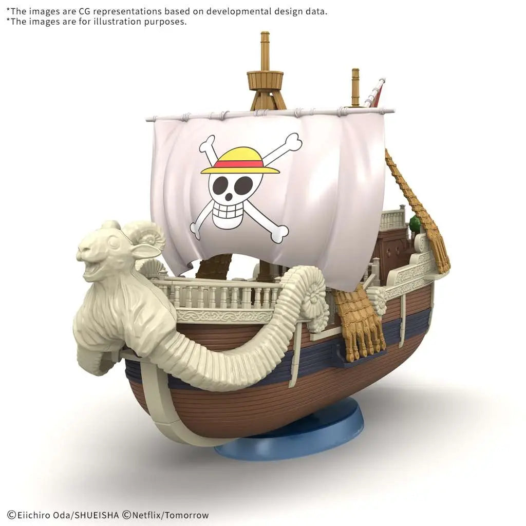 BANDAI - ONE PIECE GRAND SHIP COLLECTION GOING MERRY NETFLIX VER MODEL KIT 18 cm