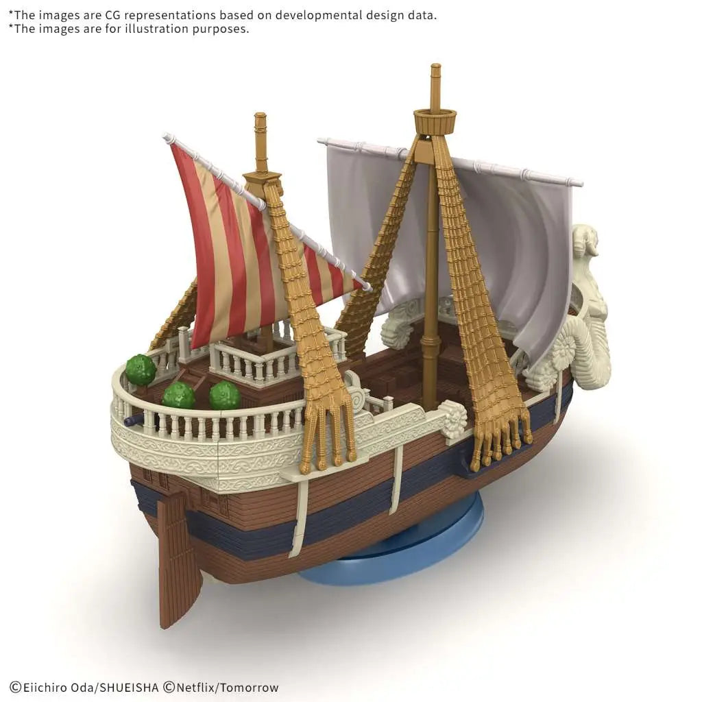 BANDAI - ONE PIECE GRAND SHIP COLLECTION GOING MERRY NETFLIX VER MODEL KIT 18 cm
