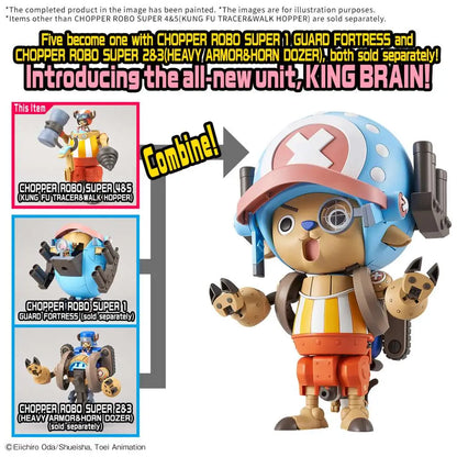 BANDAI CHOPPER ROBO SUPER 4&5 KUNG FU TRACER &WALK HOPPER MODEL KIT 12 cm