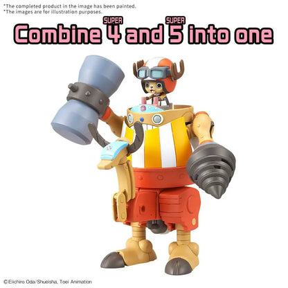BANDAI CHOPPER ROBO SUPER 4&5 KUNG FU TRACER &WALK HOPPER MODEL KIT 12 cm