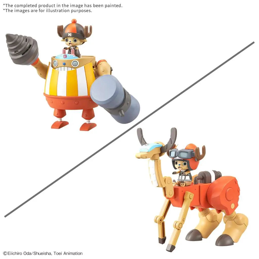 BANDAI CHOPPER ROBO SUPER 4&5 KUNG FU TRACER &WALK HOPPER MODEL KIT 12 cm