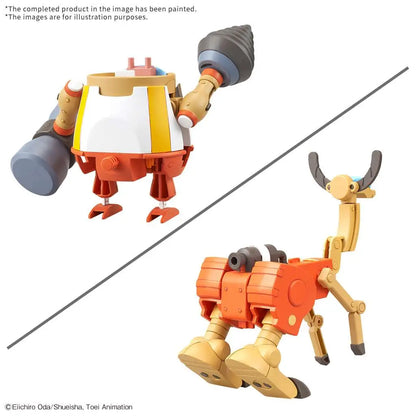 BANDAI CHOPPER ROBO SUPER 4&5 KUNG FU TRACER &WALK HOPPER MODEL KIT 12 cm