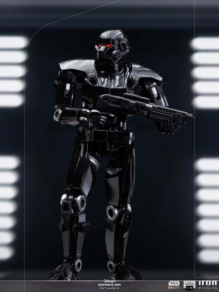 IRON STUDIOS MANDALORIAN DARK TROOPER 1/10 STATUA 24 cm