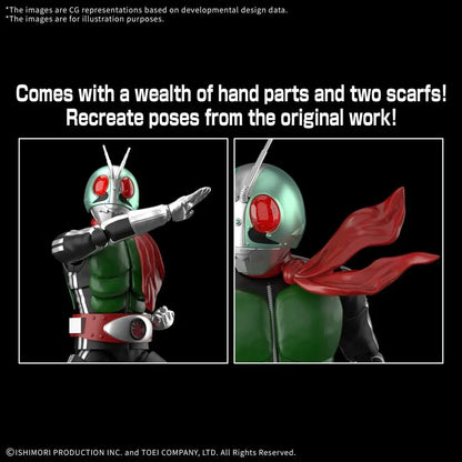BANDAI RISE MASKED RIDER 1 MODEL KIT 13 cm