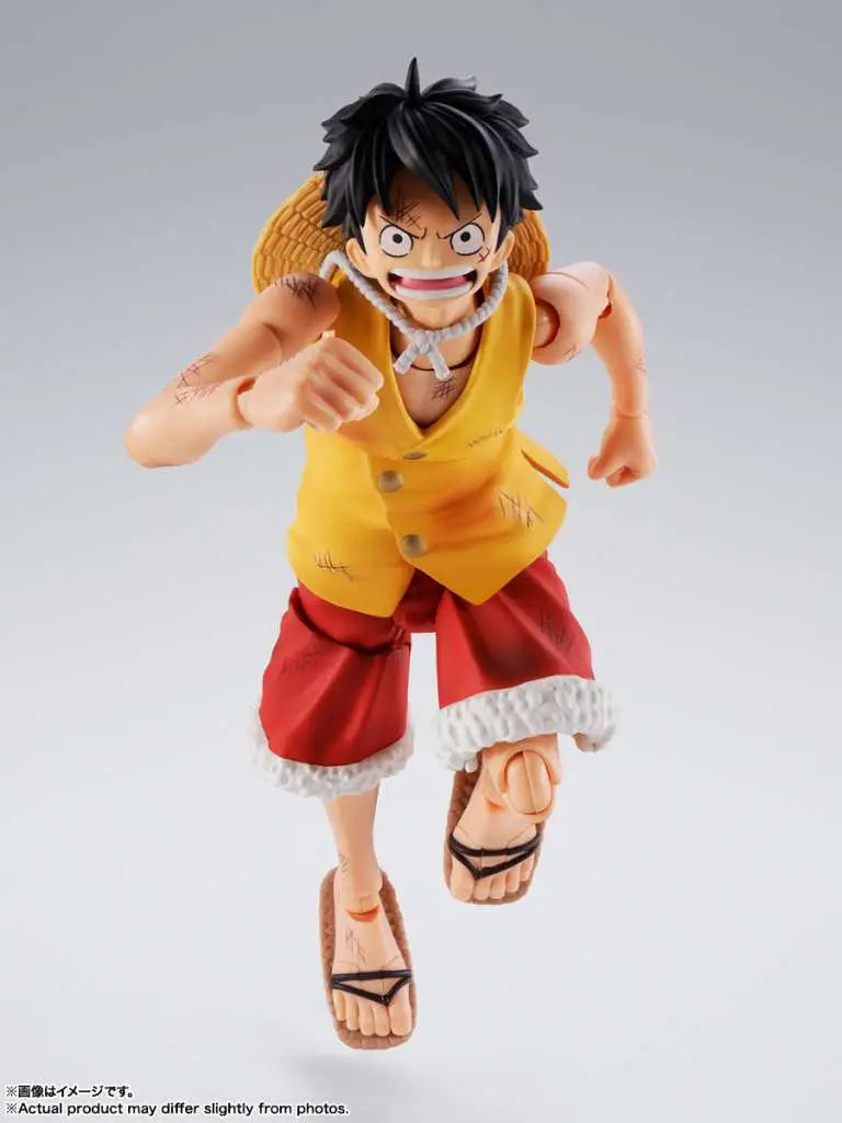 BANDAI LUFFY - ONE PIECE SHF MONKEY D. MARINEFORD ACTION FIGURE 14.5 cm