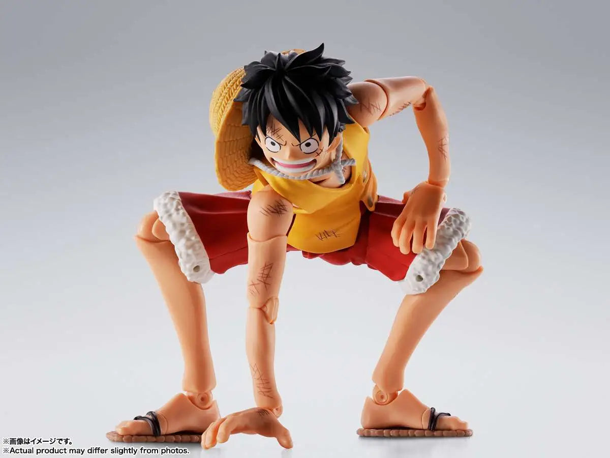 BANDAI LUFFY - ONE PIECE SHF MONKEY D. MARINEFORD ACTION FIGURE 14.5 cm