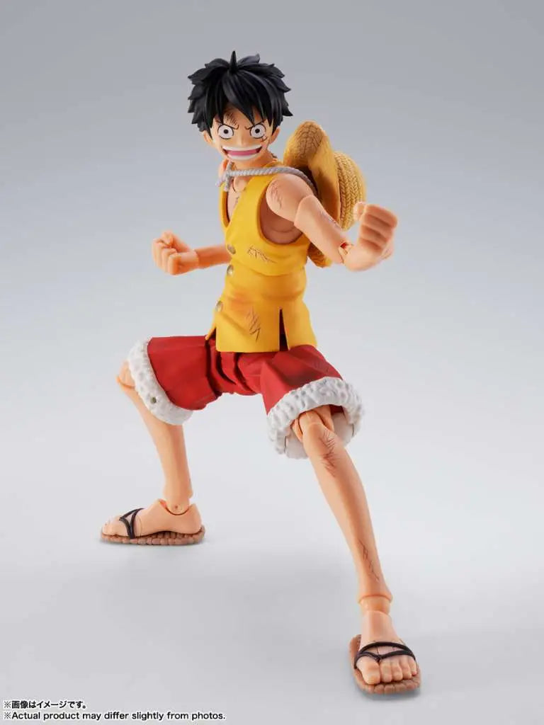 BANDAI LUFFY - ONE PIECE SHF MONKEY D. MARINEFORD ACTION FIGURE 14.5 cm