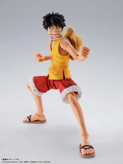 BANDAI LUFFY - ONE PIECE SHF MONKEY D. MARINEFORD ACTION FIGURE 14.5 cm