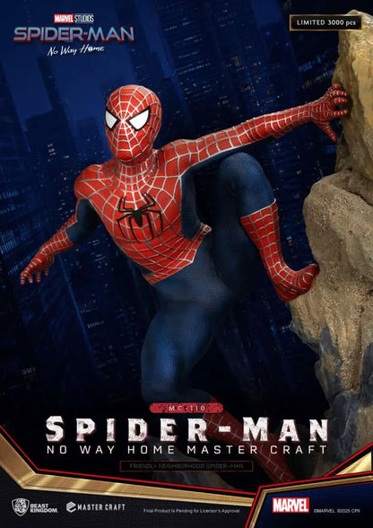 BEAST KINGDOM SPIDER-MAN NO WAY HOME FRIENDLY NEIGHBORHOOD SPIDER-MAN MASTER CRAFT ST STATUA 35 cm