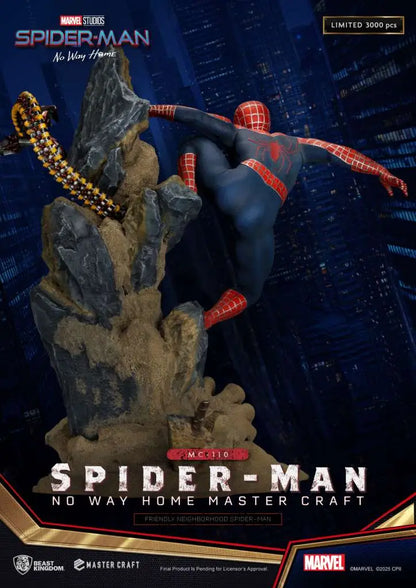 BEAST KINGDOM SPIDER-MAN NO WAY HOME FRIENDLY NEIGHBORHOOD SPIDER-MAN MASTER CRAFT ST STATUA 35 cm