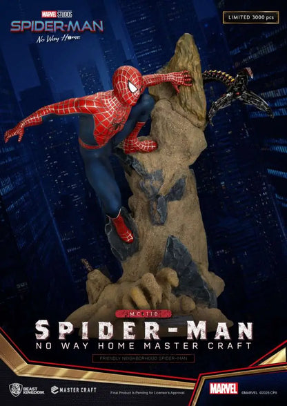BEAST KINGDOM SPIDER-MAN NO WAY HOME FRIENDLY NEIGHBORHOOD SPIDER-MAN MASTER CRAFT ST STATUA 35 cm