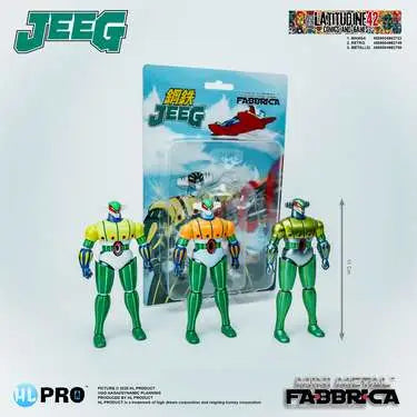 HL-PRO / HIGHDREAM JEEG MINI METAL FABBRICA MANGA (YELLOW) ACTION FIGURE 12 cm