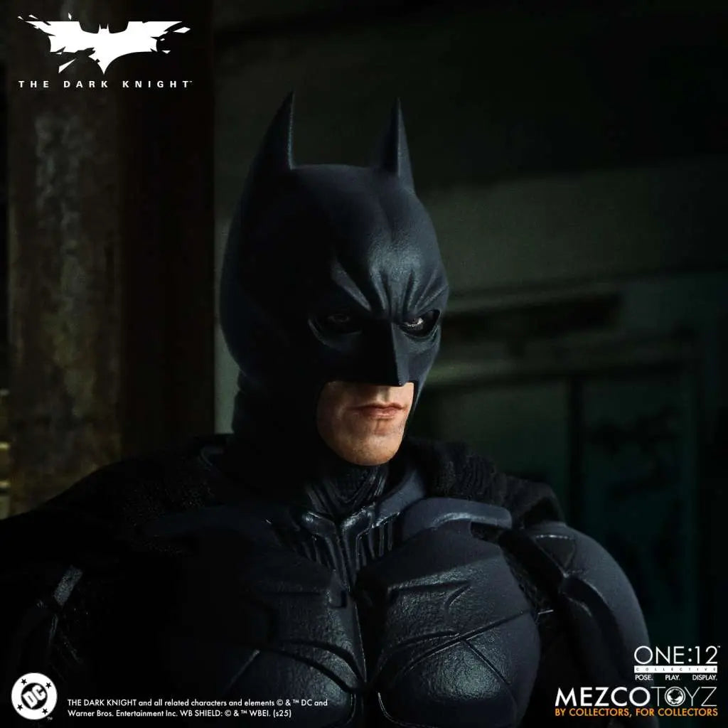 MEZCO TOYS ONE 12 COLLECTIVE DARK KNIGHT BATMAN AF ACTION FIGURE 17 cm
