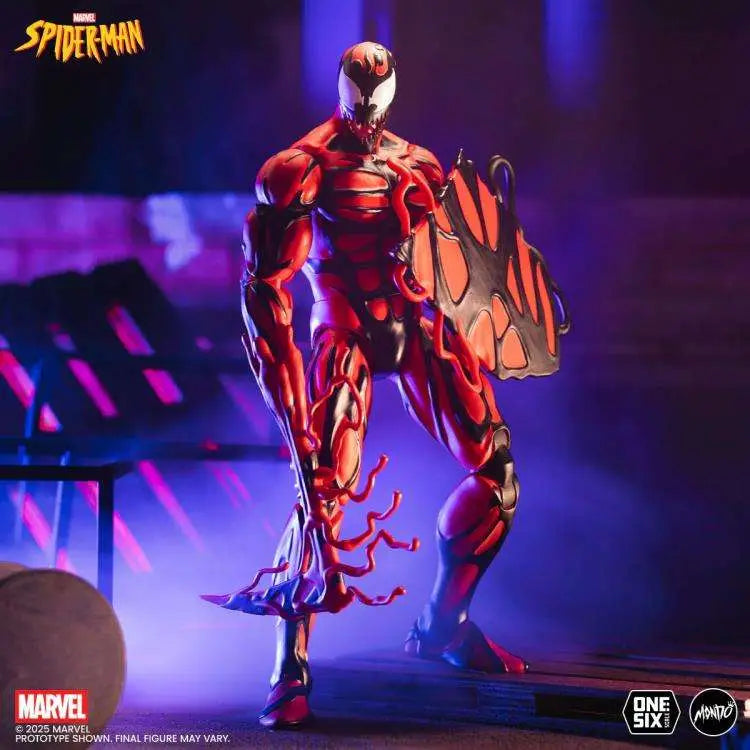 MONDO SPIDER-MAN ANIMATED SERIES CARNAGE SCALE 1/6 ACTION FIGURE 30 cm