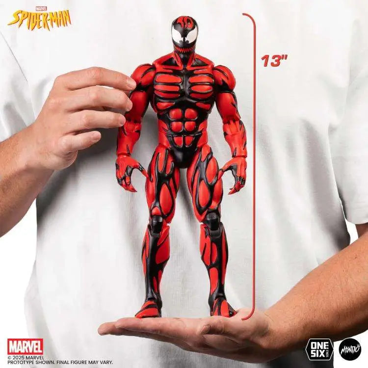 MONDO SPIDER-MAN ANIMATED SERIES CARNAGE SCALE 1/6 ACTION FIGURE 30 cm