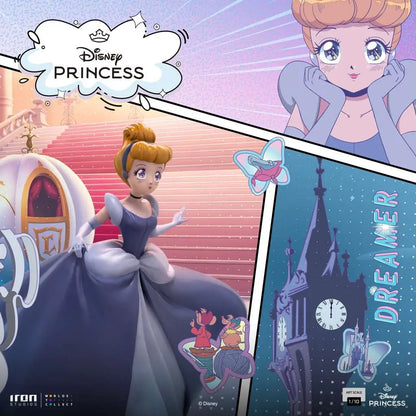IRON STUDIOS DISNEY ANIME PRINCESS CINDERELLA PVC STATUA 19 cm